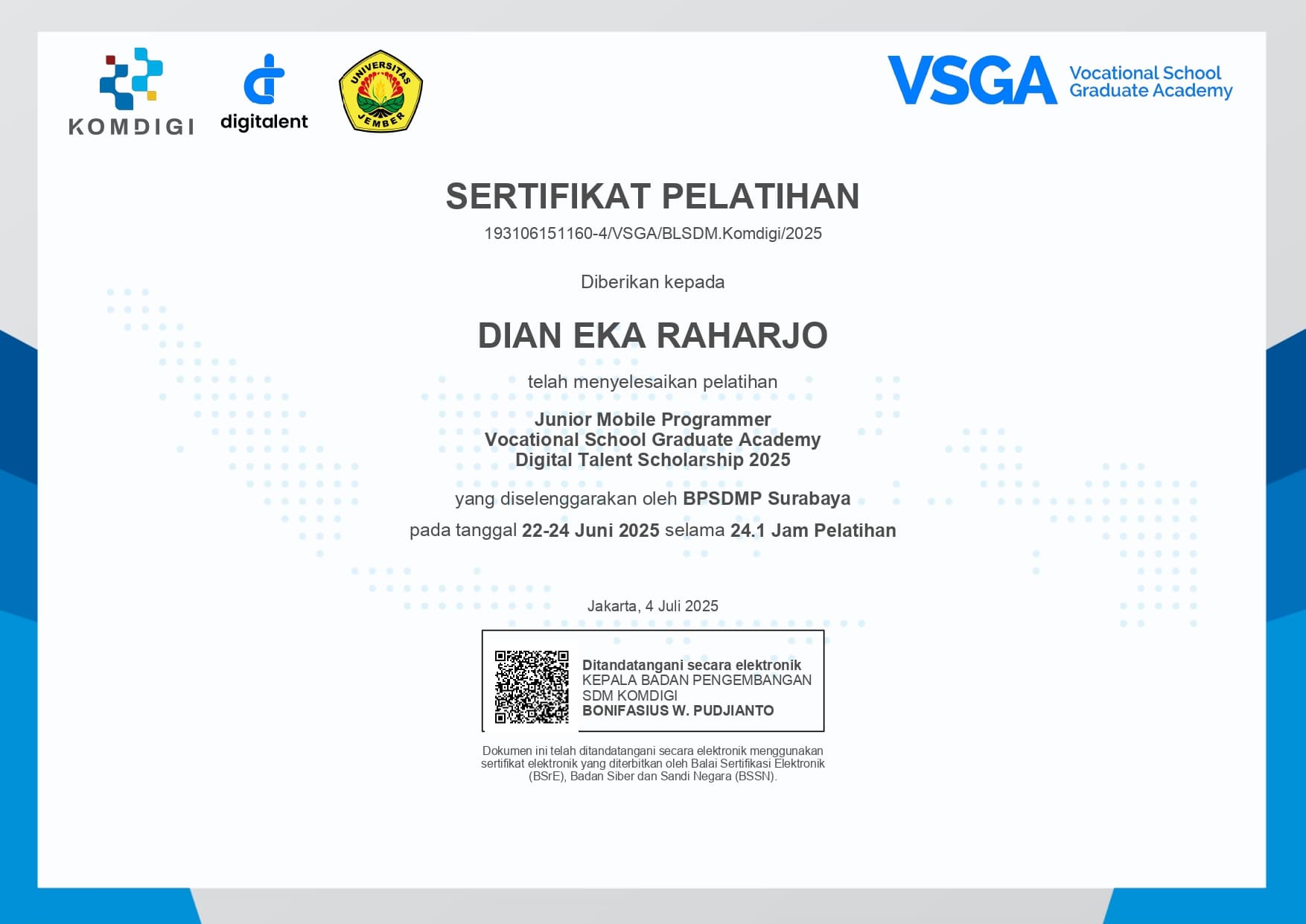 Junior Mobile Programmer - VSGA